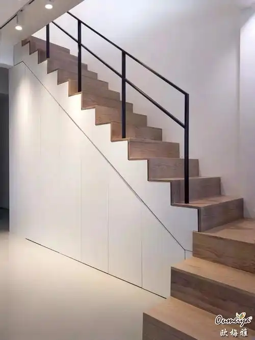 欧梅雅别墅私人全屋定制轻奢气质多元极简楼梯扶手成为时下流行
