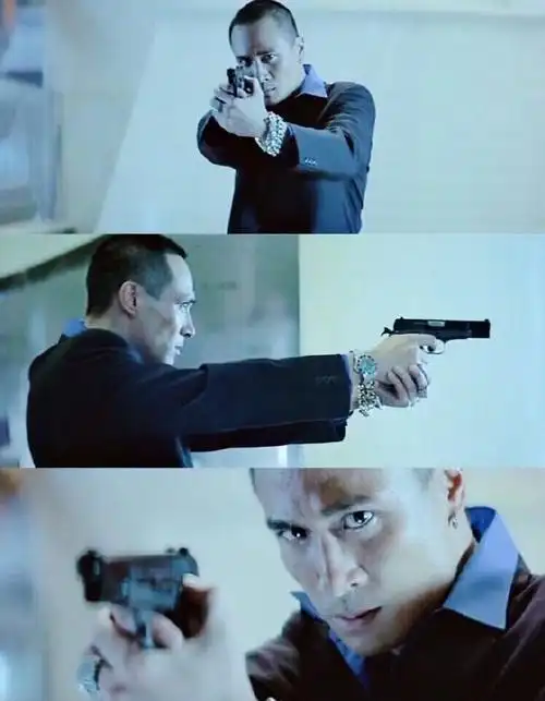 吴镇宇一改寸头硬汉形象,长发飘飘这位靓女的发际线有点高