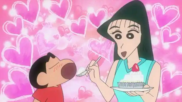 蜡笔小新之娜娜子来了,小新过度兴奋导致失声!