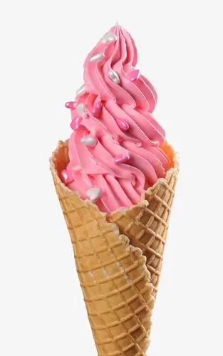 粉色冰淇淋png素材-90设计