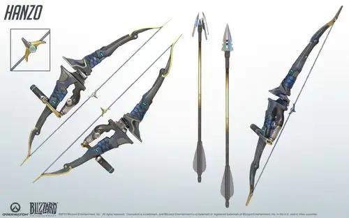 守望先锋半藏,拥有龙之力的精准弓箭手