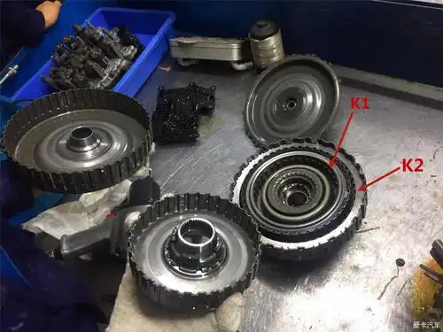 这个就是双离合器内部构造