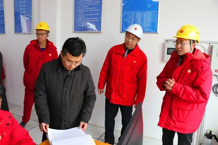 县领导来我公司开展春节前安全生产大检查工作