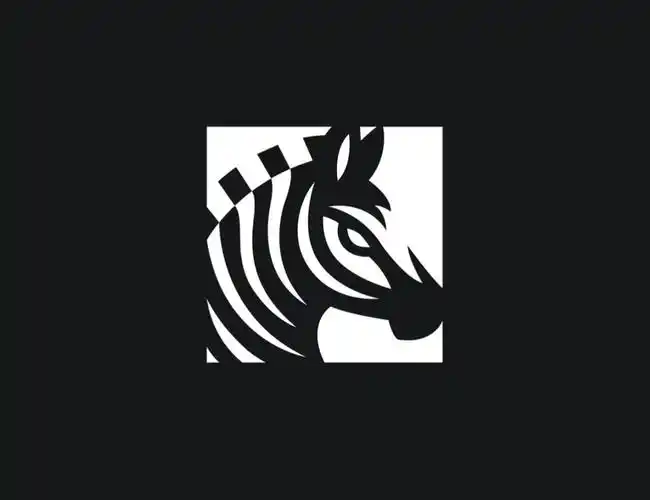 黑白分明!100张斑马元素logo设计_动态_头像_画法