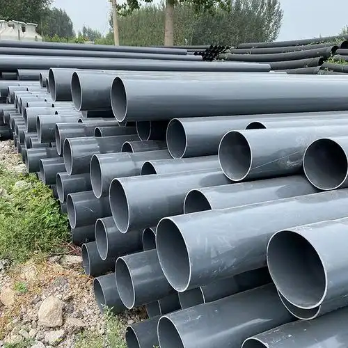 pvc打孔透水管pvc给水管排盐渗水钻孔管dn100pvcm高抗冲给水管耐酸碱