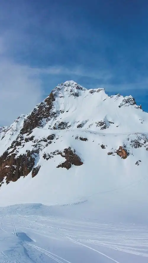 唯美雪山风景图片手机壁纸