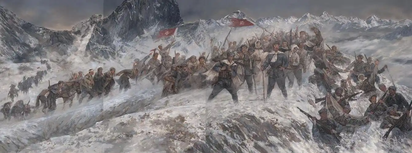 纪念红军长征胜利80周年美术作品展览