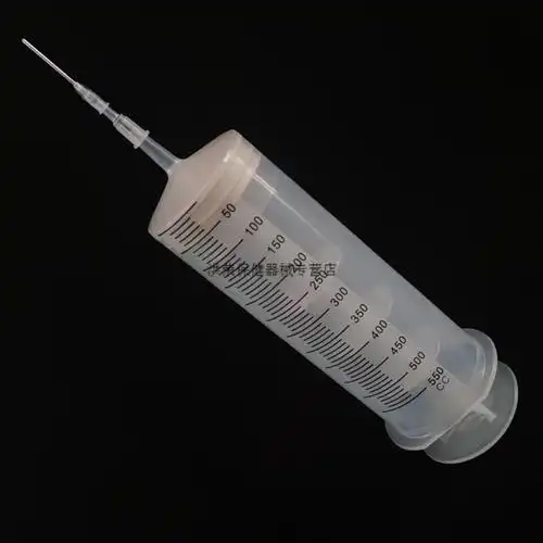 灌肠注射器550毫升特大号大容量针筒注射器机油大针管喂食冲洗灌肠打