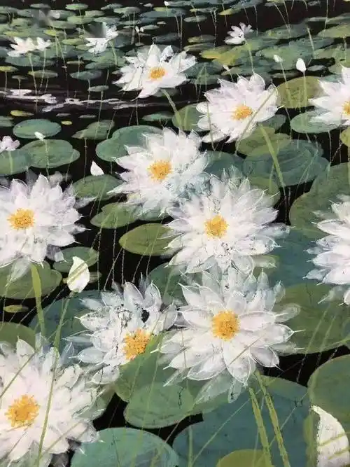 林风眠画荷深沉静穆