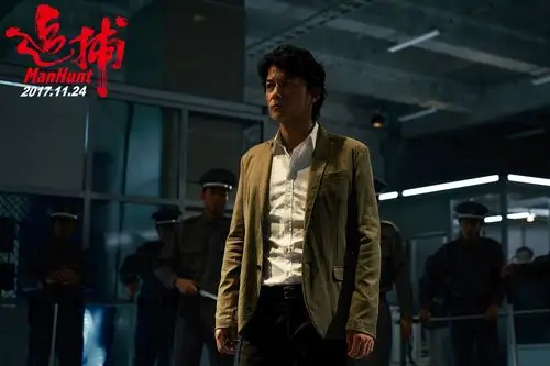 张涵予福山雅治《追捕》高清剧照图片