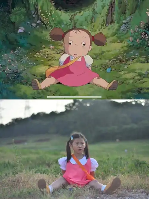 宫崎骏系列儿童摄影写真之三龙猫