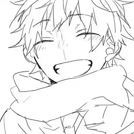 动漫二次元简笔画男萌系简笔画二次元男生头像一对人头像速写和照片简