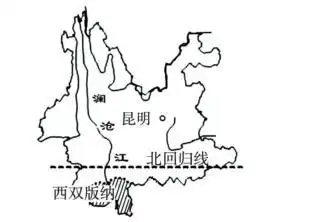 西双版纳位于我国的西南边陲是驰名中外的旅游胜地读西双版纳位置示意