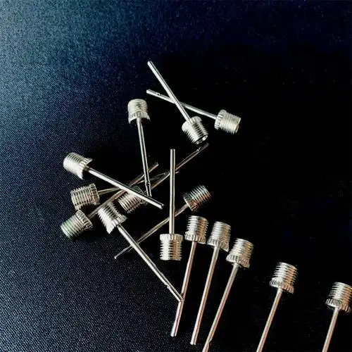 篮球打气筒气针金属皮球针排球足球打气针全铁通用充气配件球针