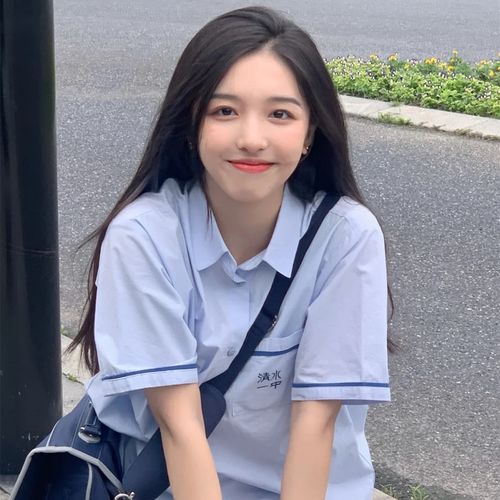 台湾校服jk制服衬衫女正版短袖日系夏装学生班服刺绣上衣图片