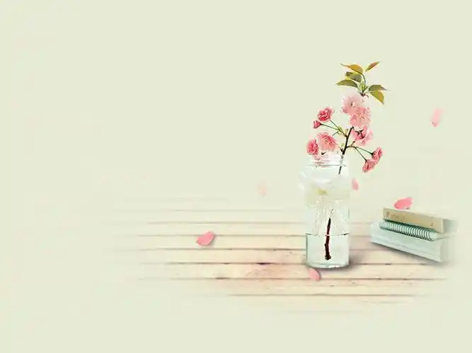 十张清新淡雅简洁浪漫的ppt背景图片