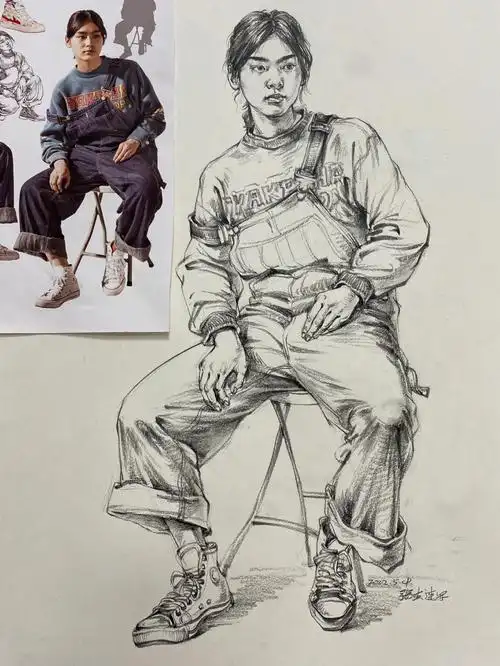 速写照片写生速写人物