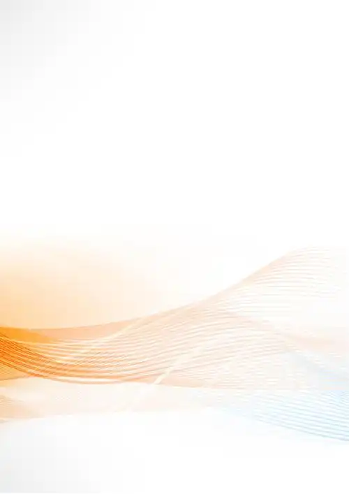 清新线条简约文艺文档背景word模板