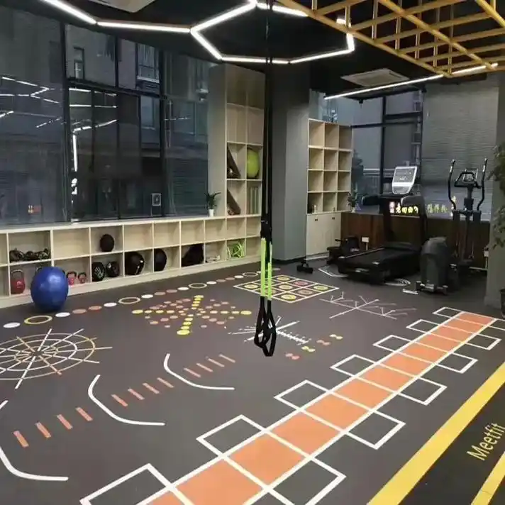 贺州钟山健身房pvc弹性塑胶地板胶地. 贺州钟山健身房pv - 抖音