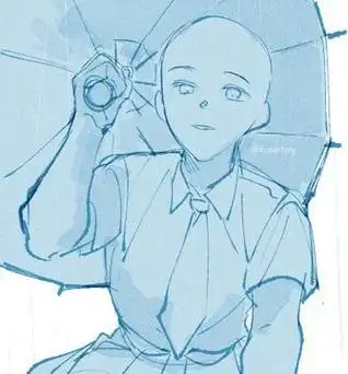 绘画参考#关于撑伞的动态绘制参考