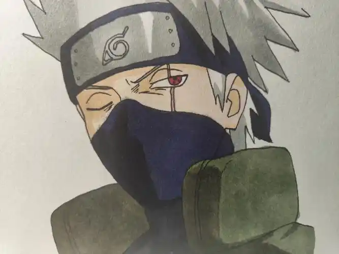 手绘卡卡西教程