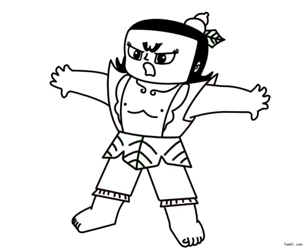 简笔画葫芦娃[1]