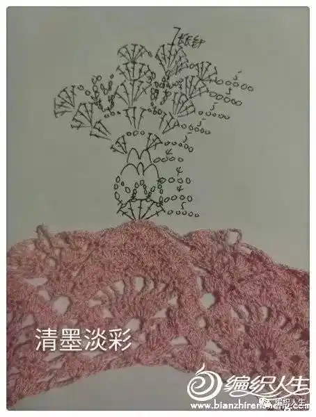 雀羽经典钩针蕾丝大摆连衣裙你要不要来一件附图解