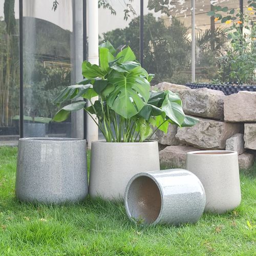 北欧简约花盆陶瓷大号特大号30cm超大客厅阳台花盆