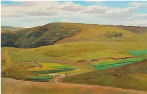 邬国宝 辉腾锡勒的风景 40×60cm