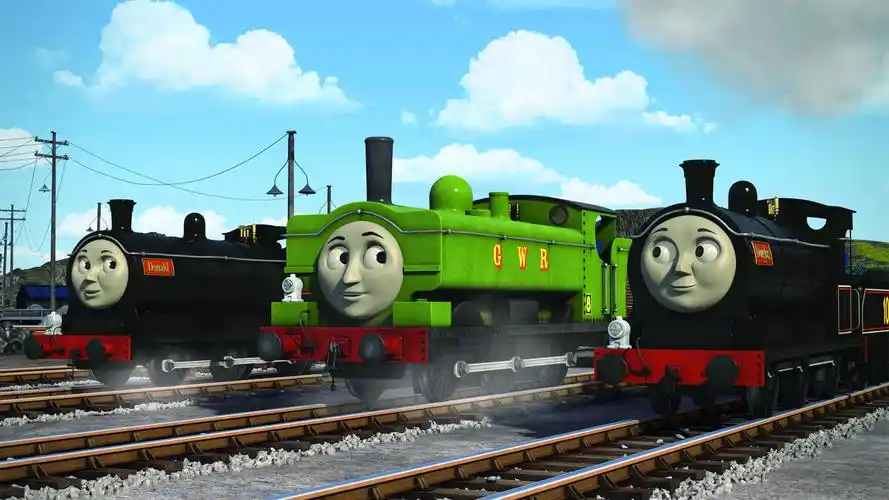 托马斯和朋友们多多岛之迷失宝藏动画电影桌面壁纸