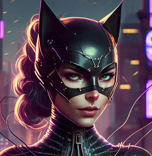赛博朋克猫女