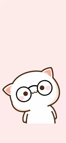 蜜桃猫可爱背景图小仙女专属