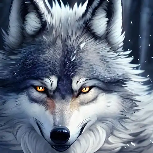 狼头像霸气高清图片滴血狼