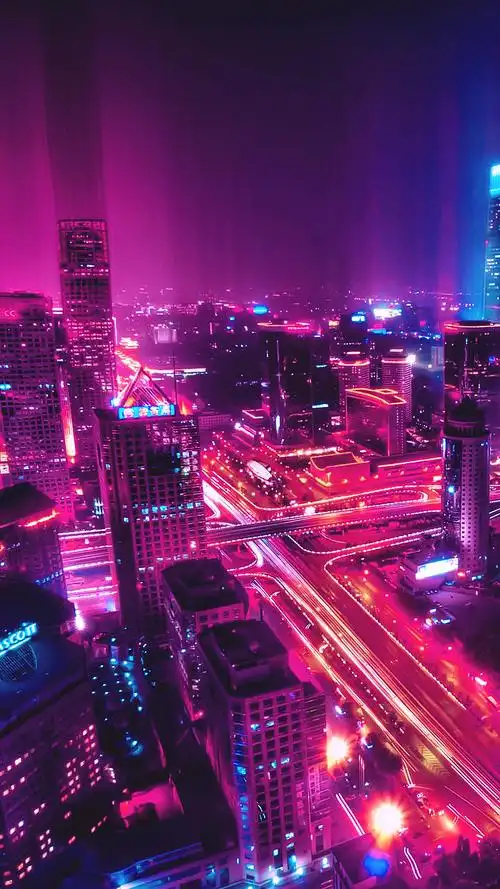 城市赛博朋克后期修图