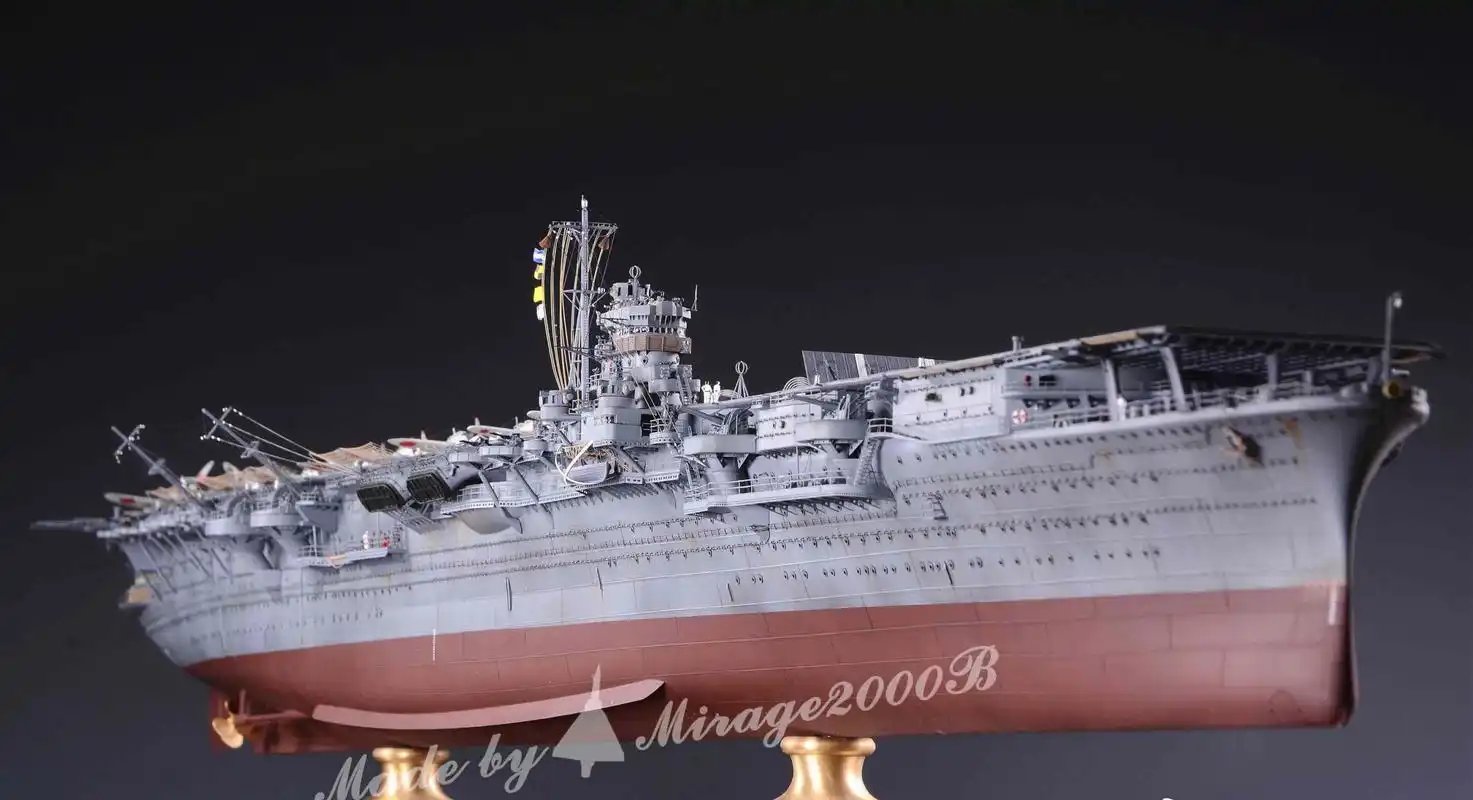 军模欣赏:ijn 1/350 翔鹤号航空母舰,by 幻影工厂.