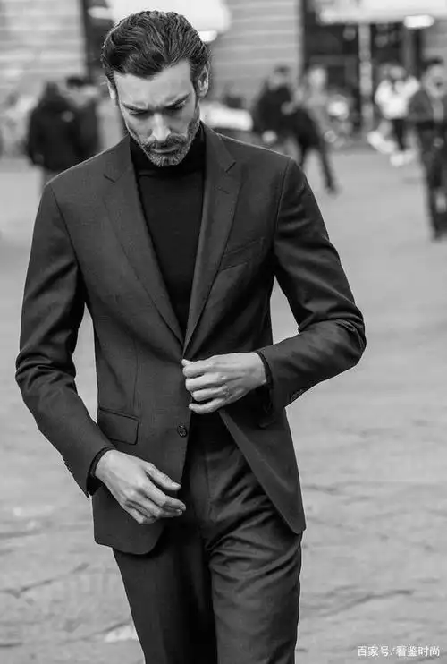 最会穿衣的男模为md男装拍摄宣传大片服装质感立马升级