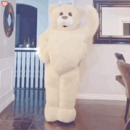 玩偶熊跳舞表情包第七期