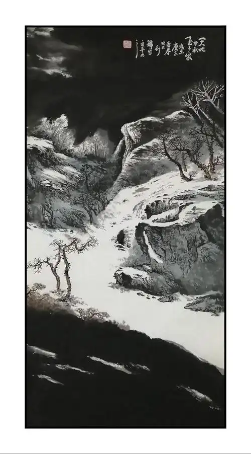 幅幅画作迷心扉李爱平先生的山水艺术欣赏