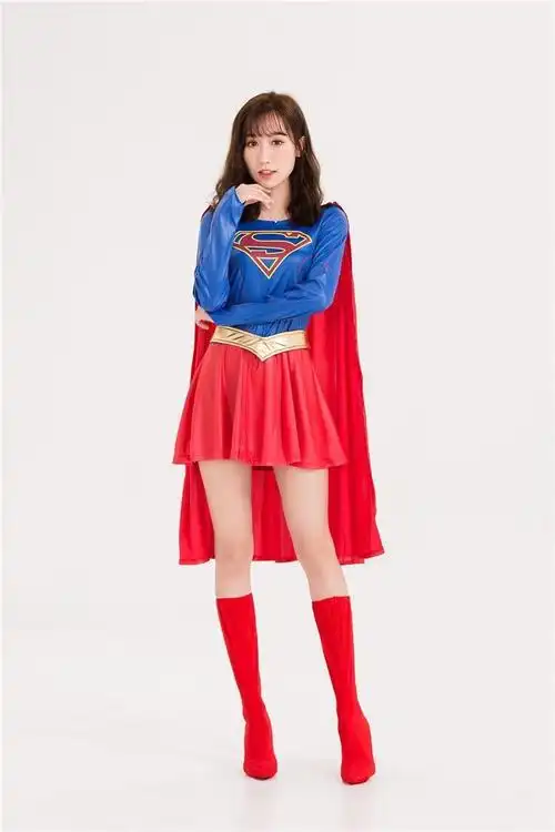 性感女超人cosplay动漫服装 万圣节派对ds演出服 化妆舞会表演服