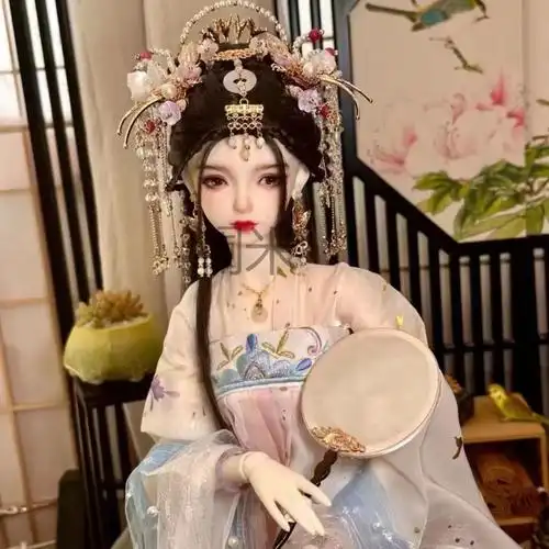 lm国潮可爱巴比娃娃公主洋娃娃女孩可换装萝莉套装盲盒送女生节日