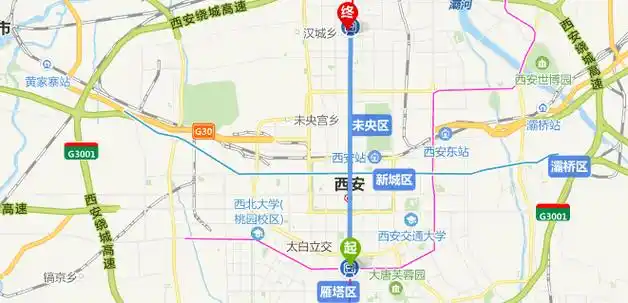 Ⅰ 从小寨到熙地港的地铁路线