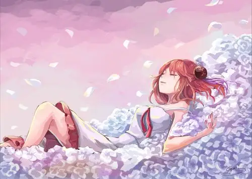 银魂 花海 少女 4k动漫壁纸_4k动漫图片高清壁纸_墨鱼部落格