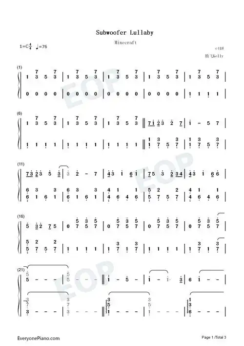 subwoofer lullaby-minecraft-我的世界