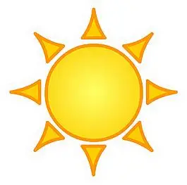 简约卡通太阳免抠png透明素材