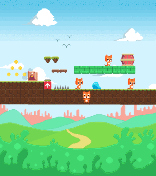 像素游戏 superjumper>