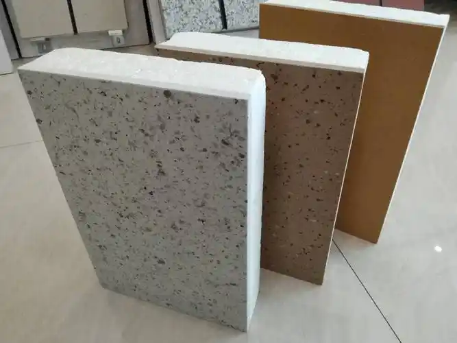 新疆生产外墙保温装饰一体板仿石材岩棉一体板生产厂家图片