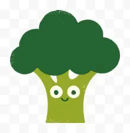 卡通手绘花菜可爱