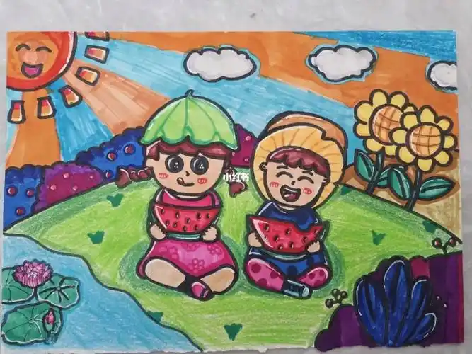 00夏天来了03简笔画