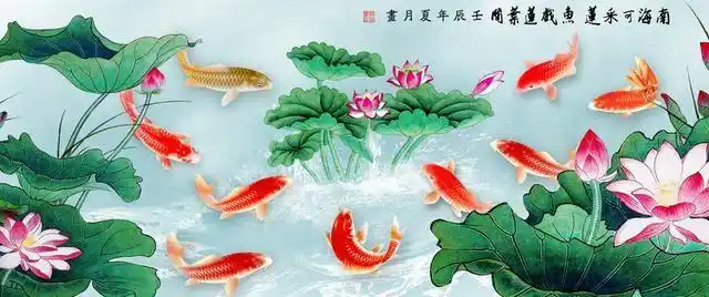 九鱼图风水寓意及摆放位置