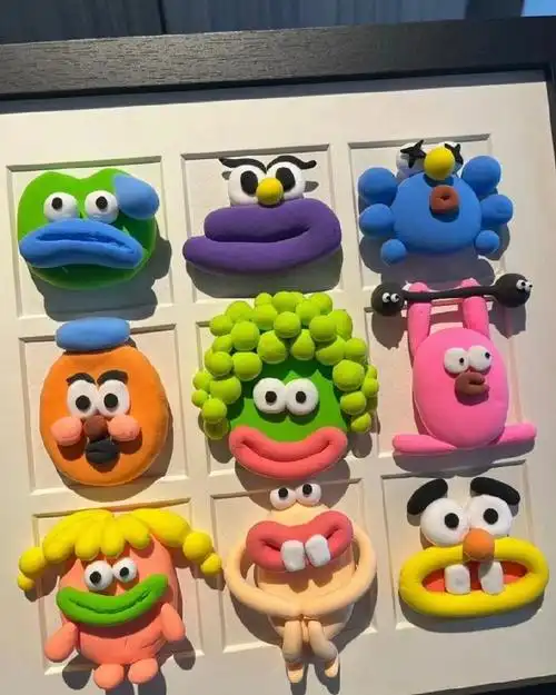 好看且简单易做的粘土手工#超轻粘土